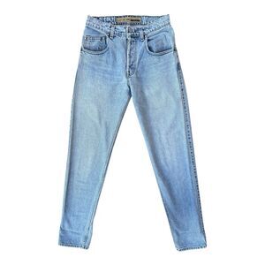 Vintage Levi’s SilverTab Jeans 28x33 Light Wash Button Fly Made USA 1991